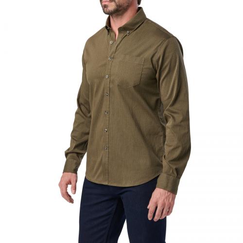 Сорочка тактична "5.11 Tactical Alpha Flex Long Sleeve Shirt", 72491-195