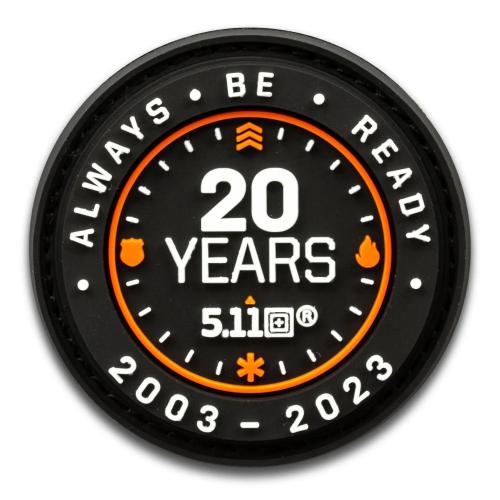 Нашивка 5.11 Tactical "20th Anniversary Patch EMEA", 92568-999 - Prof1group Нашивка 5.11 Tactical "20th Anniversary Patch EMEA", 92568-999