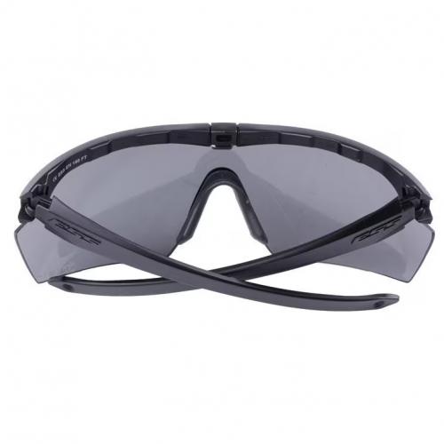 Окуляри захисні балістичні "ESS Crosshair Black with Smoke Gray Lense"