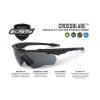 Окуляри захисні балістичні "ESS Crossblade One Black with Smoke Gray Lense", EE9032-08