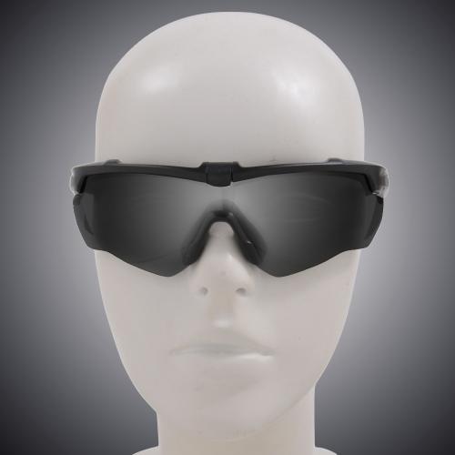 Окуляри захисні балістичні "ESS Crossblade One Black with Smoke Gray Lense", EE9032-08