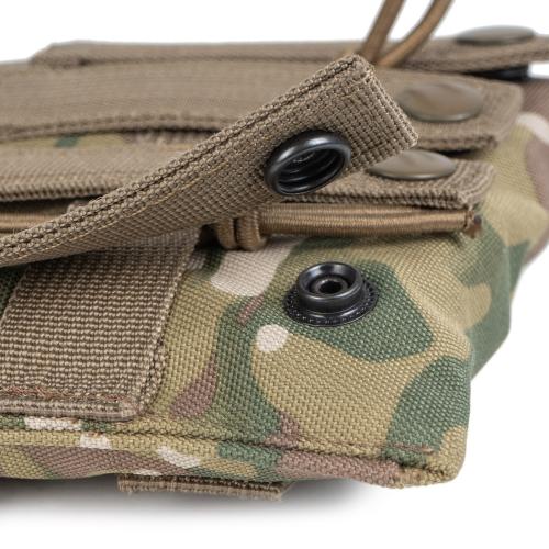 Double AK/AR-15 open-top mag pouch "RMBP-2" (Rifle Mag's Bunji Pouch)