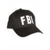 BLACK ′FBI′ BASEBALL CAP