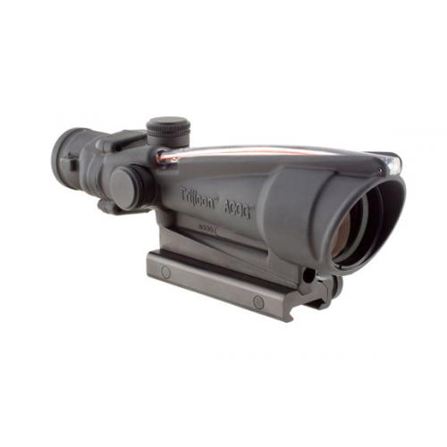 Приціл коліматорний "Trijicon ACOG® 3.5x35 Scope, Red Chevron BAC .223 Flattop Reticle w / TA51 Mnt", TA11F