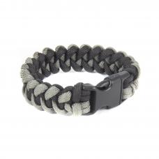 Браслет з паракорду "Піранья", Black and Grey
