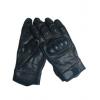 TACTICAL BLACK LEATHER GLOVES