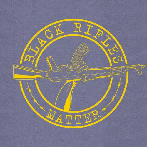 Футболка c рисунком "Black Rifles Matter"