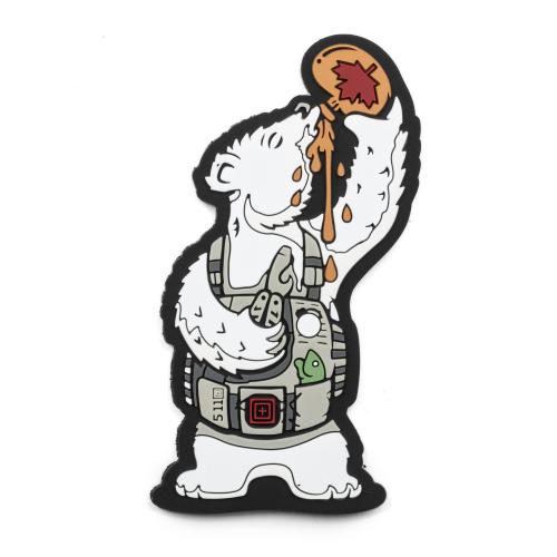 Нашивка 5.11 Tactical "Pounding Polar Bear Patch", 81957-999 - Prof1group Нашивка 5.11 Tactical "Pounding Polar Bear Patch", 81957-999
