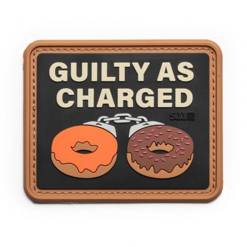 Нашивка 5.11 Tactical "Guilty As Charged Patch", 81996-999