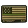 5.11 Tactical "USA Flag Thin Green Line Patch"