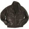 Кожаная куртка Sturm Mil-Tec BGS Black Leather Jacket Used MOD.I (б.у.)