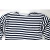 Striped vest (Telnyashka) with long sleeves naval Navy (knitted)