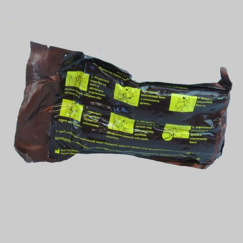 Перевязочный пакет (бандаж 15см) с кровоостанавливающей салфеткой