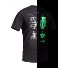 Футболка со светящимся рисунком "Grenade" NightGlow Series