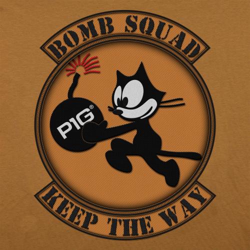 Military style T-shirt "Bomb Squad"