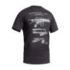 Military style T-shirt "M16/AR15 Rifle Legend" NightGlow Series
