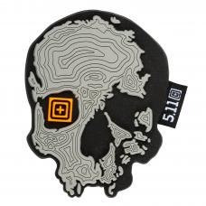 Шеврон "5.11 Topo Skull Patch"