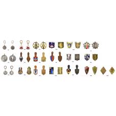 Коллекционный набор оригинальных военных знаков армии Франции