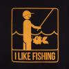 Футболка з малюнком "I Like Fishing"