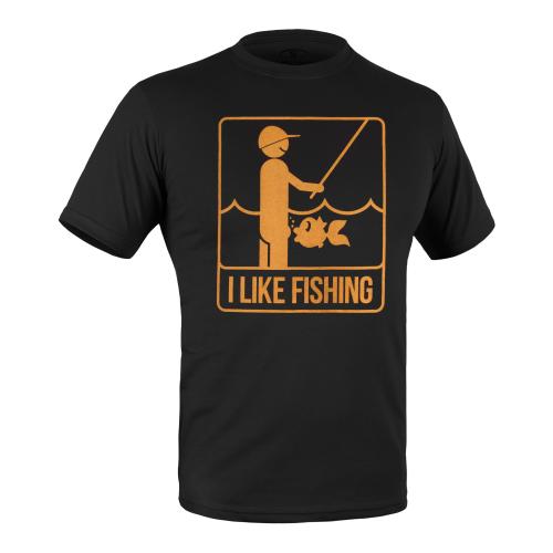 Футболка з малюнком "I Like Fishing"