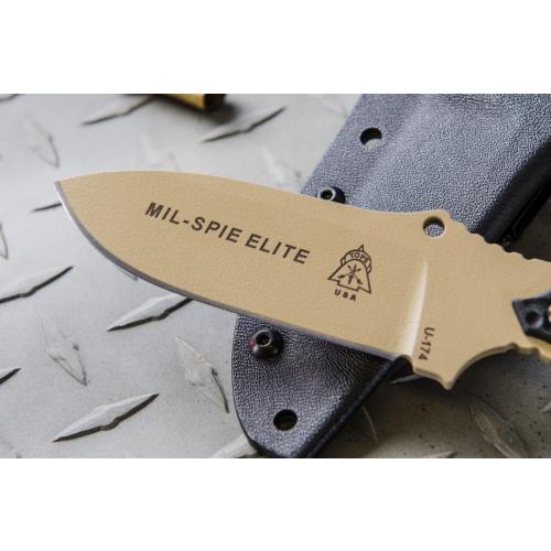 Нож "TOPS KNIVES Mil-Spie3 Elite, Tan and BLM handles"